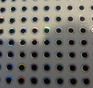 100kpl Tarrasilmä hopea 5mm